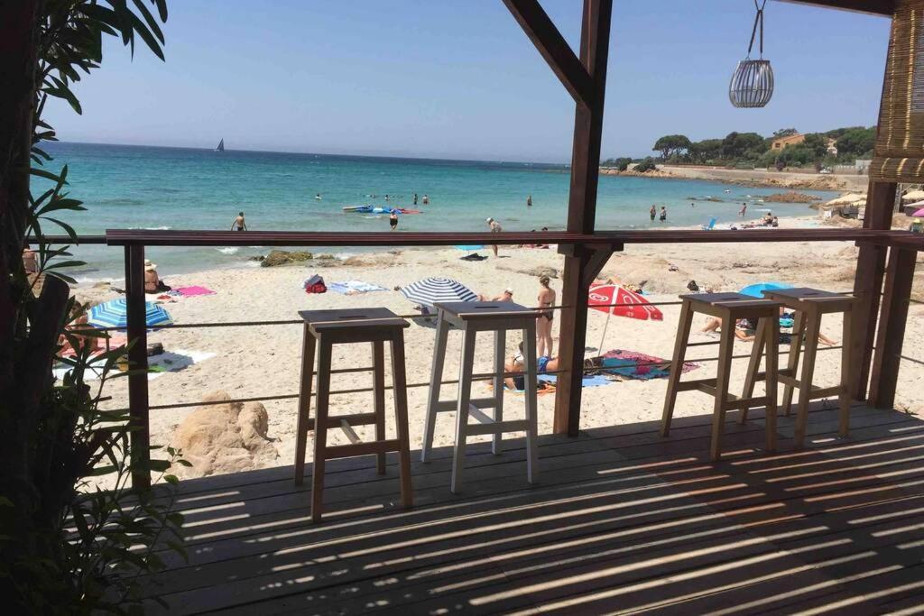 Ajaccio Charmant T2 neuf 40m2 avec balcon au Trottel wifi Clim parking plage à pieds 100m Extérieur photo